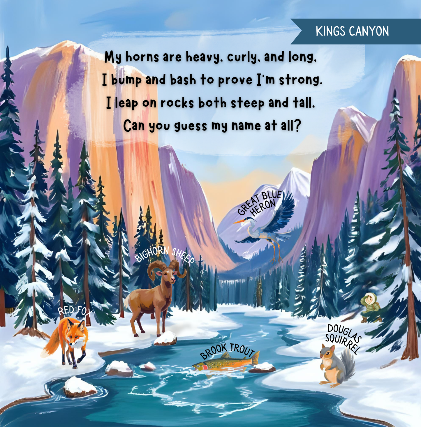 Search & Find National Parks Animals - Western Wonders