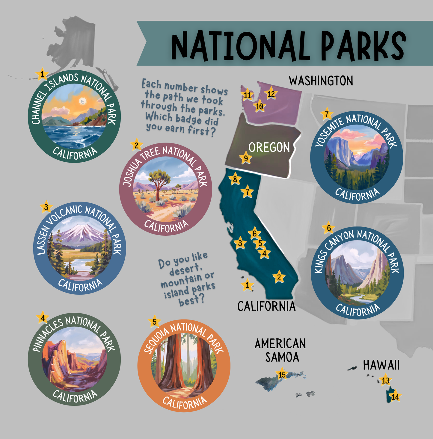 Search & Find National Parks Animals - Western Wonders