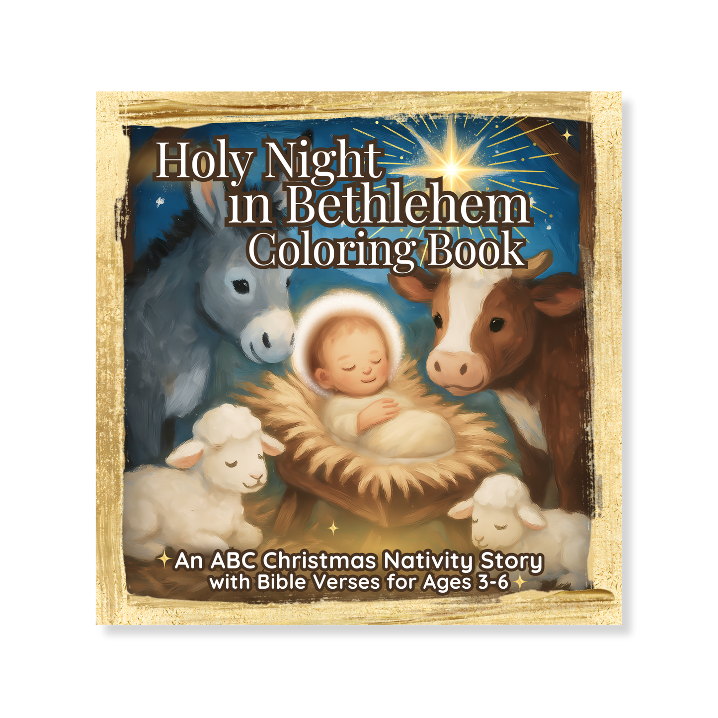 Holy Night in Bethlehem Coloring Book